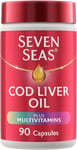 Cod Liver Oil Tablets, Plus Multivitamins & 110 mg Omega-3, 90 High Strength Ca