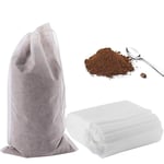 50PCS Cold Brew Coffee Filter Bags, 6x10 Inches No Mess Disposable Cold Brew Filters with Drawstring for Cold Brew Coffee or Tea