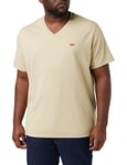 Levi's Men's Original Housemark V-Neck T-Shirt, Fields Of Rye, S