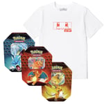 Pokémon Charmander Tee & Pokémon TCG: Hidden Fates Tin Bundle - Women's - 3XL