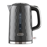Honeycomb Kettle 1.7 Litre 3KW Cordless Fast Boil Textured Grey