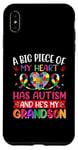 Coque pour iPhone XS Max Une grande partie de mon cœur est autiste et c'est mon petit-fils