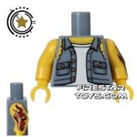LEGO Mini Figure Torso - Motorcycle Mechanic