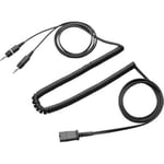 Plantronics QD-to-dual 3.5mm Cable for H & HW series Headsets to PC Sound Card