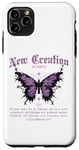iPhone 11 Pro Max Christian New Creation in Jesus Scripture Verse Y2K Faith Case