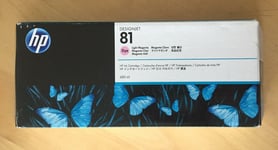 Genuine HP 81 Ink - C4935A LIGHT MAGENTA DYE / DESIGNJET 5000 5500 (INC VAT)