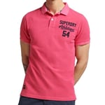 Superdry Classic Pique Polo Shirt - Rosa