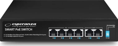 Switch Esperanza Ens105 Esperanza Switch 6-Port Poe 10/100 60W S