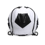 eBuyGB Children's Polyester Drawstring Rucksack Bags Novelty Design School Sports Gym PE Backpack (Football)