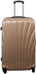 Stor koffert - Mussla guld - Hardcase koffert - Storlek stor - Exklusiv reseväska