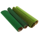 1 Pcs 250mm*250mm Landscape Grass Mat For Adhesive Paper Scenery B Green