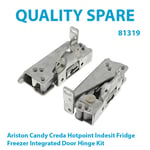 Fridge Freezer Integrated Door Hinge Kit for INDESIT IN FS 1212 UK