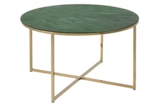 Marque Amazon - Movian Rom - Table basse, 80 x 80 x 45 cm, Vert