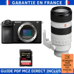 Sony Alpha 6700 ( A6700 ) + FE 70-200mm f/2.8 GM OSS II + 1 SanDisk 128GB Extreme PRO UHS-II SDXC 300 MB/s + Guide PDF MCZ DIRECT '20 TECHNIQUES POUR RÉUSSIR VOS PHOTOS