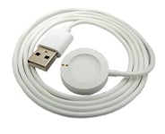 System-S Câble USB 2.0-100 cm - Câble de charge compatible avec la montre connectée Michael Kors - Blanc