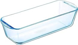 Pyrex Glass Loaf Pan Dish High Resistance Oven-Safe, Microwave Safe 30cm,28cm