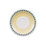 Villeroy & Boch Charm & Breakfast French Garden Sous-tasse à café au lait, 20 cm, Porcelaine Premium, Blanc/Multicolore
