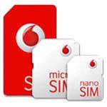 Official Vodafone Sim card Pay As You Go  Includes Standard Micro Nano SIZE SIM