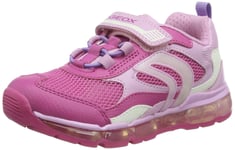Geox J Android Girl D Shoes, Fuchsia/Pink, 1 UK