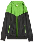 Urban Classics Men's Arrow Windrunner Jacke Jacket, Bk/LGR, XL