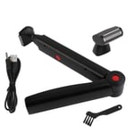 Long Handle Men Back Hair Shaver USB Rechargeable Big Blade Trimmer 2 in 1 Folda