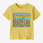 Patagonia Fitz Roy Skies T-Shirt Jrmilled yellow 12M
