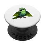 Cute Green Cheek Conure Gifts I Scream Conure, Conure Parrot PopSockets Swappable PopGrip