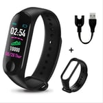 XSHIYQ Smart Bracelet Heart Rate Blood Pressure Health Waterproof Smart Watch Bluetooth Watch Wristband Fitness Tracker 0.96 inches Black Black