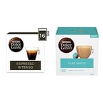 Nescafe Dolce Gusto Espresso Intenso Coffee Pods (Pack of 3, Total 48 Capsules) & Lungo Decaff Coffee Pods (Pack of 3, Total 48 Capsules)