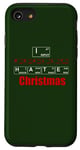 Coque pour iPhone SE (2020) / 7 / 8 Clavier de Noël avec inscription « I Hate Christmas »