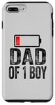 iPhone 7 Plus/8 Plus Dad of 1 Boy low battery from Son Father's Day Birthday Case