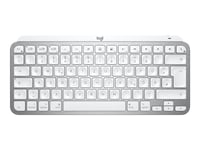 Logitech MX Keys Mini for Mac - Clavier - rétroéclairé - Bluetooth - QWERTY - Italien - gris pâle - pour Apple 10.2-inch iPad; 10.5-inch iPad Air; 10.9-inch iPad Air; iPhone 11, 12, 13, SE