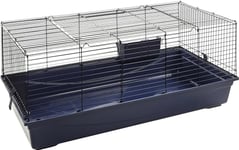 Cage pour Cochon D’Inde ET Lapin Nain JIP Bleu/Noir 120x59x50CM