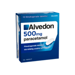 Alvedon 500 mg 10 styck Filmdragerad tablett