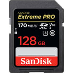 SanDisk Extreme Pro microSDXC UHS-1 med Adapter, 128GB