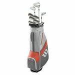 Wilson 1200 TPX Steel Ladies Golf Package Set with 7 Way Top Cart Bag Right-Hand