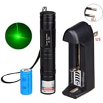 POINTEUR LASER VERT PUISSANT + BATTERIE RECHARGABLE + CHARGEUR