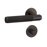 Buster + Punch - Door Lever Handle & Thumb Turn Lock Smoked Bronze - Beslag