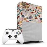 Xbox One S Multicoloured Pebbles Console Skin/Cover/Wrap for Microsoft Xbox One S