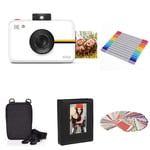 KODAK Step Digital Instant Camera with 10MP Image Sensor (White) Gift Bundle