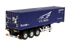 TAMIYA 300056330 56330 1:14 RC Container Trailer NYK, Blue, 40 ft