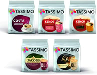 Tassimo Black Coffee Selection Variety Bundle Capsules T-Discs Pods 80 Drinks