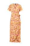 Vero Moda - Maxiklänning vmHenna 2/4 Wrap Long Dresss - Gul - 34/36