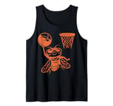 Cicada Play Basketball Funny Illustration Bug Comeback 2024 Tank Top