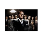 WSDSX 14 The Sopranos TV Show Poster Canvas wall art printing indoor aesthetic Posters for Home Decor 24x36inch(60x90cm)