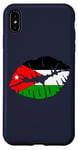 iPhone XS Max Jordan Flag Lip Kiss Kissing Mouth Gift for Jordanians Case