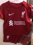 BNWT Liverpool FC Nike Home Mini Kit 6-9 Months