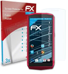 atFoliX 3x Screen Protection Film for Cubot Pocket Screen Protector clear