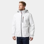 Helly Hansen Men’s Crew Hooded Midlayer Sailing Jacket 2.0 White M