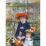Renoir Two Sisters On The Terrace XL Giant Panel Poster (8 Sections) Affiche
